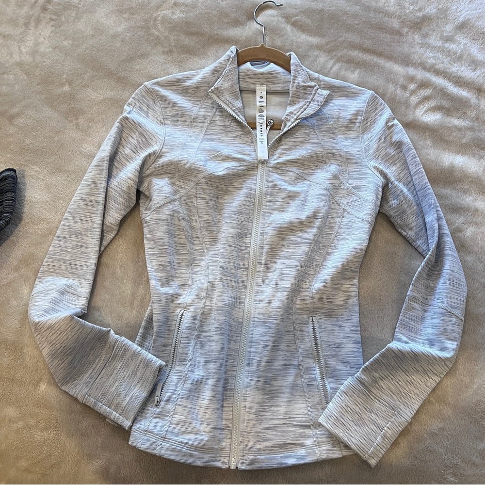 Lululemon Light Gray Define Zip-Up Jacket